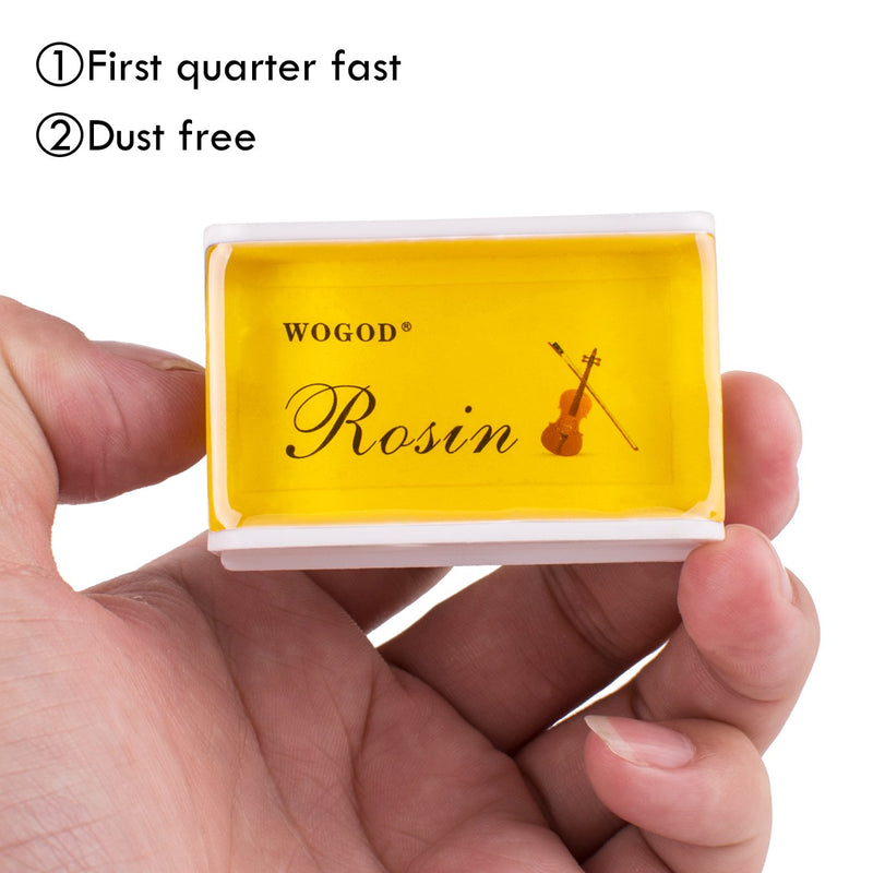 Rosin Violin Rosin Light Low Dust Rosin 2 Pack for Bows for Violin Viola and Cello