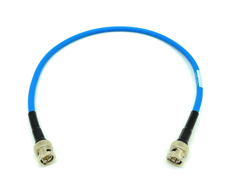 AV-Cables 3G/6G HD SDI BNC RG59 Cable Belden 1505A - Blue (1.5ft) 1.5ft