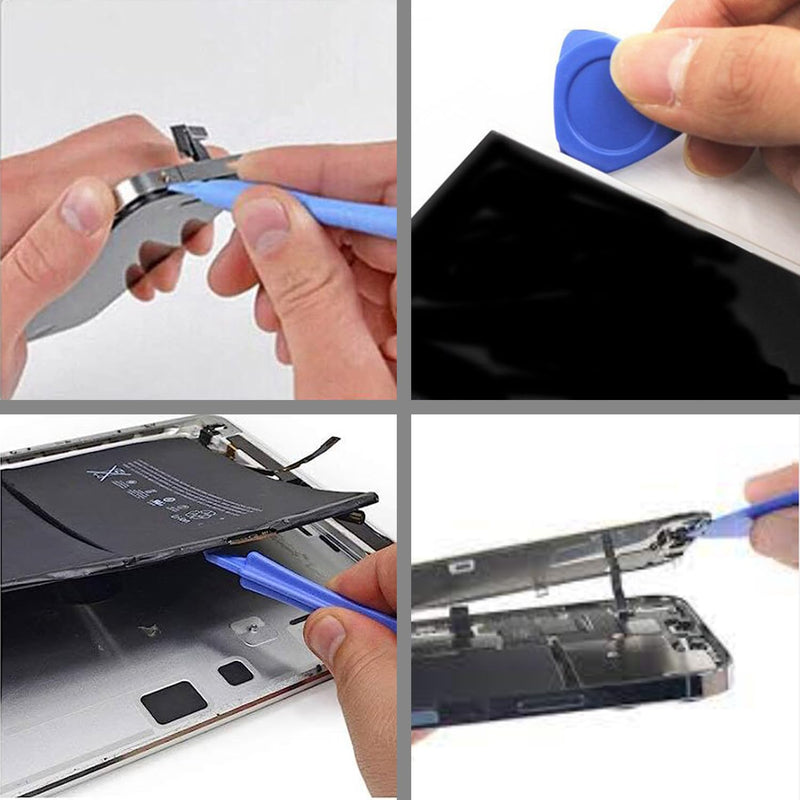 10pcs Universal Triangular Plastic Prying Tool, 2pcs pry Bars Suitable for iPhone Mobile Phone Laptop Desktop LCD Screen case Removal BLUE Mini