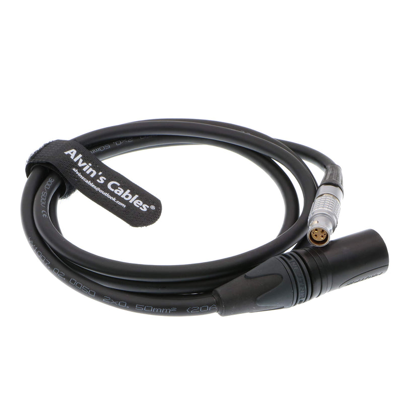 Alvin's Cables XLR 4 Pin Male to 6 Pin Female Power Cable for Red Epic Scarlet