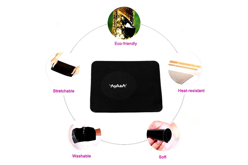 AyAsA Anti Slip Mat, Sticky, Non Slip Pads Sticky Pads / Dash Cell Phone Mount / Sticky Mat and Anti Slip Pad / Dashboard Pad / Non Slip pad for car / Car Dash Accessories - Sticky Gel Pads Dashboard
