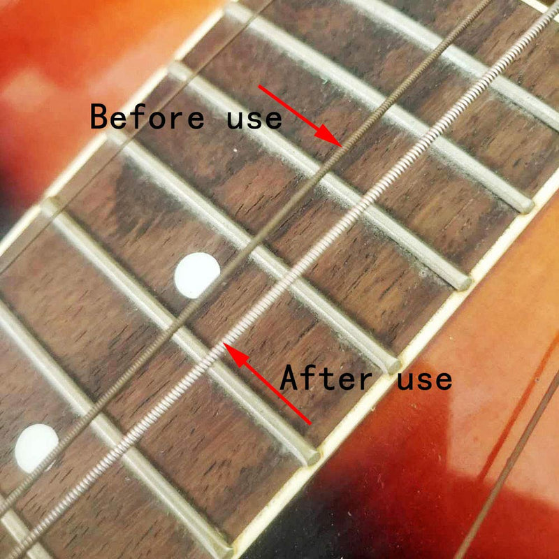 Baroque Guitar Fret Grit Erasers Easy & Fast Polishing Abrasive Rubber Blocks Cleaner Tools kit for Guitar Fret & Strings, Set of 5 Size in 180 400 1000 1500 2000 Grit (FSE-20)