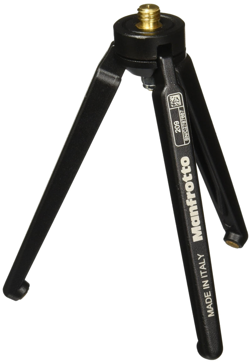 Manfrotto 209 Table Top Tripod without Head - Replaces 3007 , Black