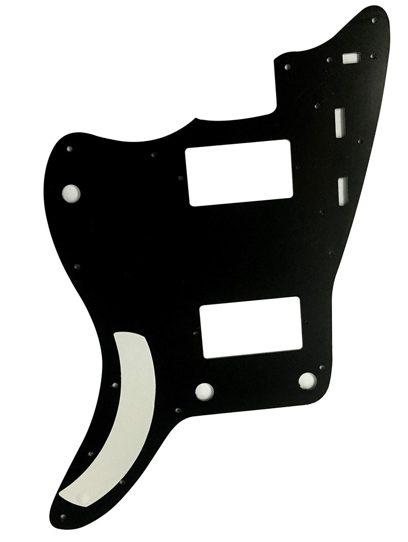 Custom Guitar Pickguard For Fender US Jazzmaster PAF Style Scratch Plate (3 Ply Black) 3 Ply Black