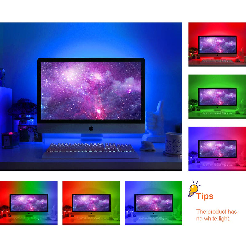 [AUSTRALIA] - Phopollo LED Strip Lights 32.8ft Color Changing 3528 600Leds Non Waterproof Flexible Led Tape Light Kit with 24 Key IR Remote Controller and 12V Power Supply for Room, Bedroom 