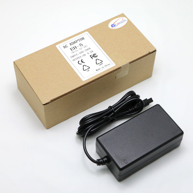 Glorich EH-5 Plus EP-5B Replacement AC Power Adapter Kit for Nikon 1 V1, D500, D600, D610, D750, D800, D810, D7000, D7100, D7200 DSLR Cameras (EP-5B Replace EN-EL15, With Built-in Smart Decoding Chip)