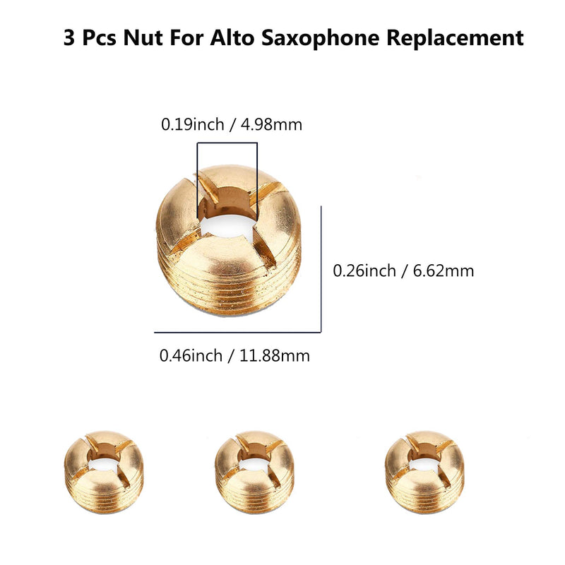 GU GU Alto Sax Repair Parts Screws Springs Set