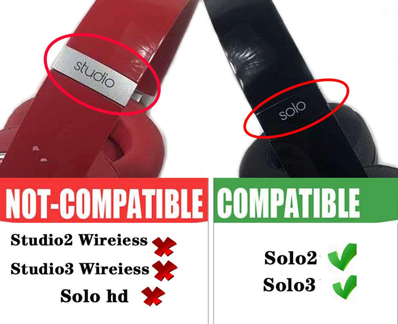 [AUSTRALIA] - Solo3 Headband Replacement Parts Accessories Solo2 Headband Repair Kit Compatible with Solo 3.0 Solo 2.0 Wireless Top Headband Matte Black 