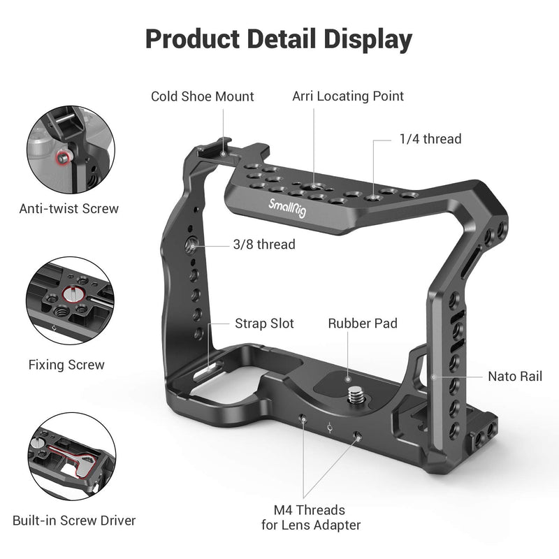 SMALLRIG Camera Cage Only for Sony Alpha 7S III / A7S III / A7SIII / A7S3 - 2999