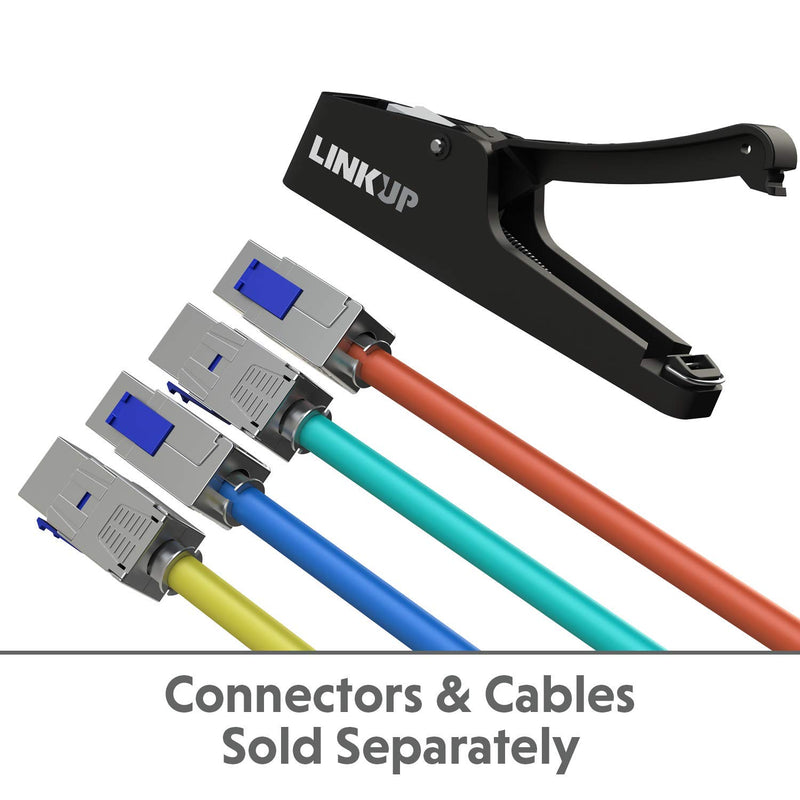 LINKUP - Easy Press Jack Tool for LINKUP Cat8 / Cat6A RJ45 Field Termination | Ethernet LAN Network | for LINKUP Cat8 Keystone Jack Connectors (KS-TLC8S-XX) Press Tool Press Tool for Keystone