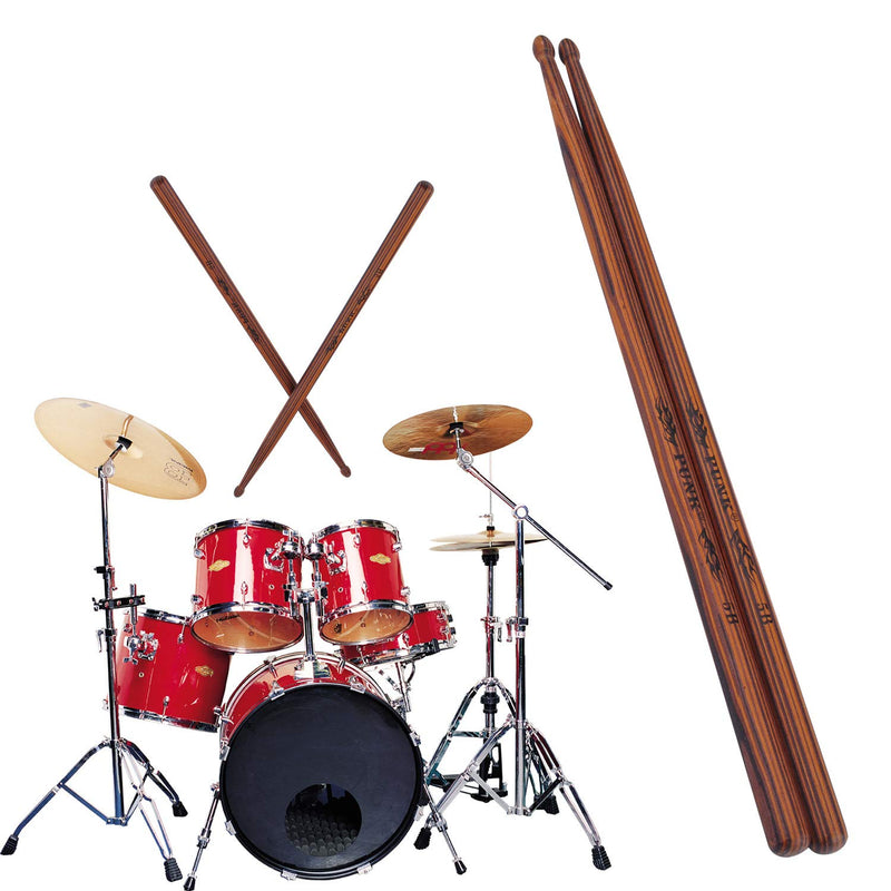 5B Wooden Drum Sticks Hard Maple Drumsticks Accessories Percussion Instruments 1Pair-5B Hard Maple