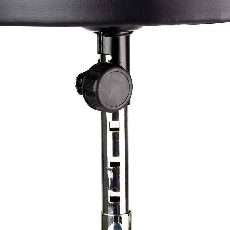 RockJam DP-001 Adjustable Drum Stool Drum Throne with Padded Seat Single