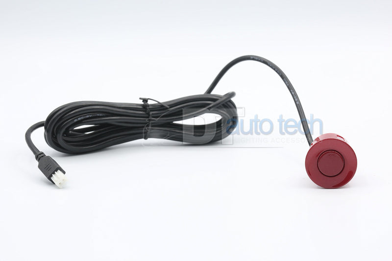 4 Parking Car Parking Sensor Kit LED Display View Reverse Backup Radar System Backup Sensor Reversing Sensors Universal Auto Radar Detector Sensors Radar Buzzer Beep-Beep Alarm Indicator Red