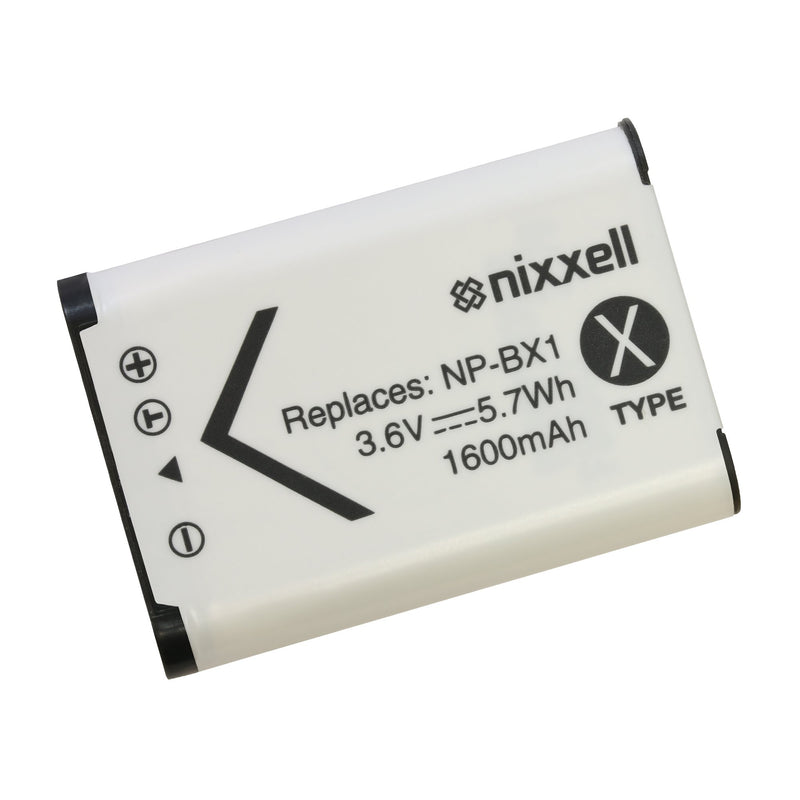 WT Nixxell Battery for Sony NP-BX1,BC-CSX,BC-TRX and Sony Cyber-shot DSC-HX50V, DSC-HX300, DSC-RX1, DSC-RX1R, DSC-RX100, DSC-RX100 II, DSC-WX300, HDR-AS10, HDR-AS15, HDR-AS30V, HDR-MV1 (Fully Decoded) Single Battery