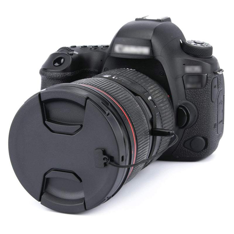 82mm Front Lens Cap Cover with Deluxe Cap Keeper for Canon EF 16-35mm f2.8L, EF 24-70mm f2.8L, Nikon AF-S 24-70mm f2.8E, Sony FE 16-35mm f2.8 GM, FE 24-70mm f2.8 GM & More Lens with 82mm Filter Thread