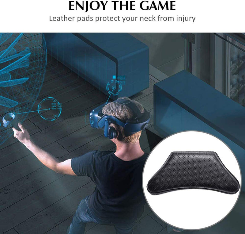 [AUSTRALIA] - KIWI design Face Cushion for HTC Vive, Foam Pad Eye Pad Replacement for HTC Vive 3 Packs 18mm/12mm/6mm with Lens Cleaning Kit VR Facial Cushion for HTC VIVE 3Pack 