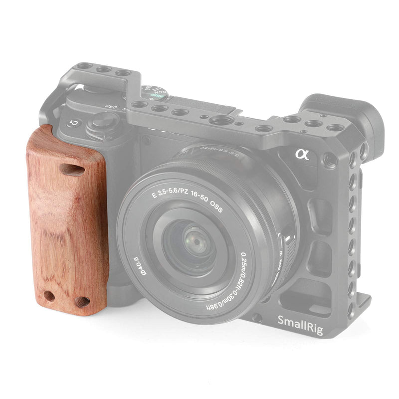 SMALLRIG Wooden Handle Handgrip for Sony A6400 Cage – APS2318