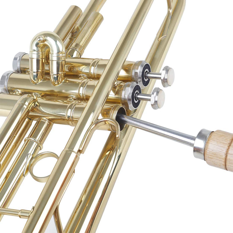 MUPOO W28 Trumpet Instrument Maintenance Tools with 2 Metal Balls
