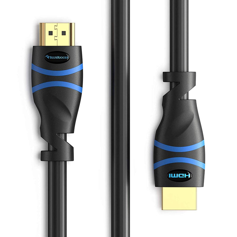 BlueRigger 4K HDMI Cable (6 Feet,Black,4K 60Hz, High Speed)