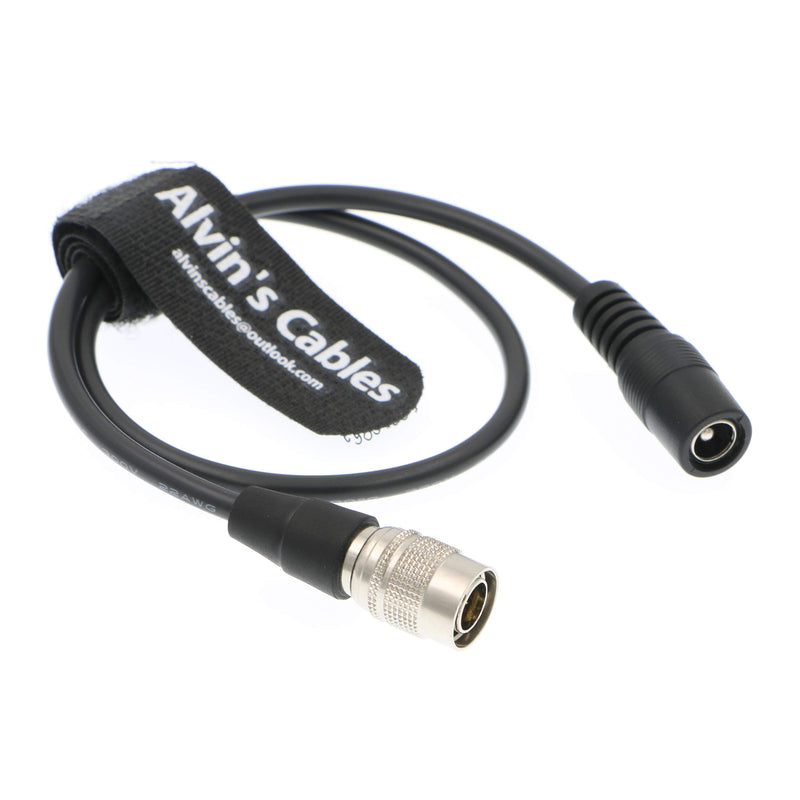 Alvin's Cables Hirose 4 Pin Male to DC Female Cable for Sound Device ZAXCOM Blackmagic