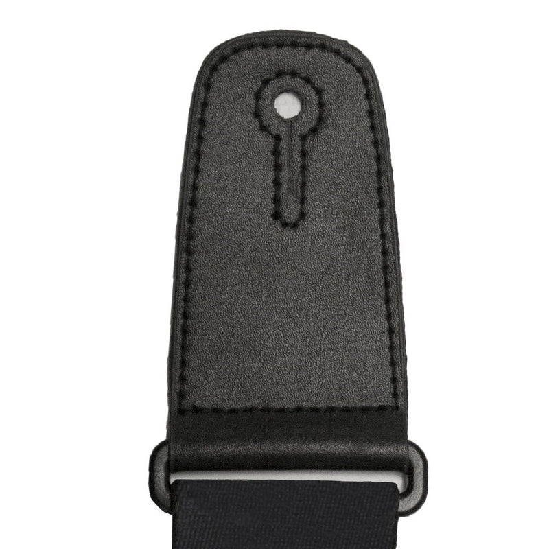 Buckle-Down Guitar Strap Space Your Face White Black 2 Inches Wide