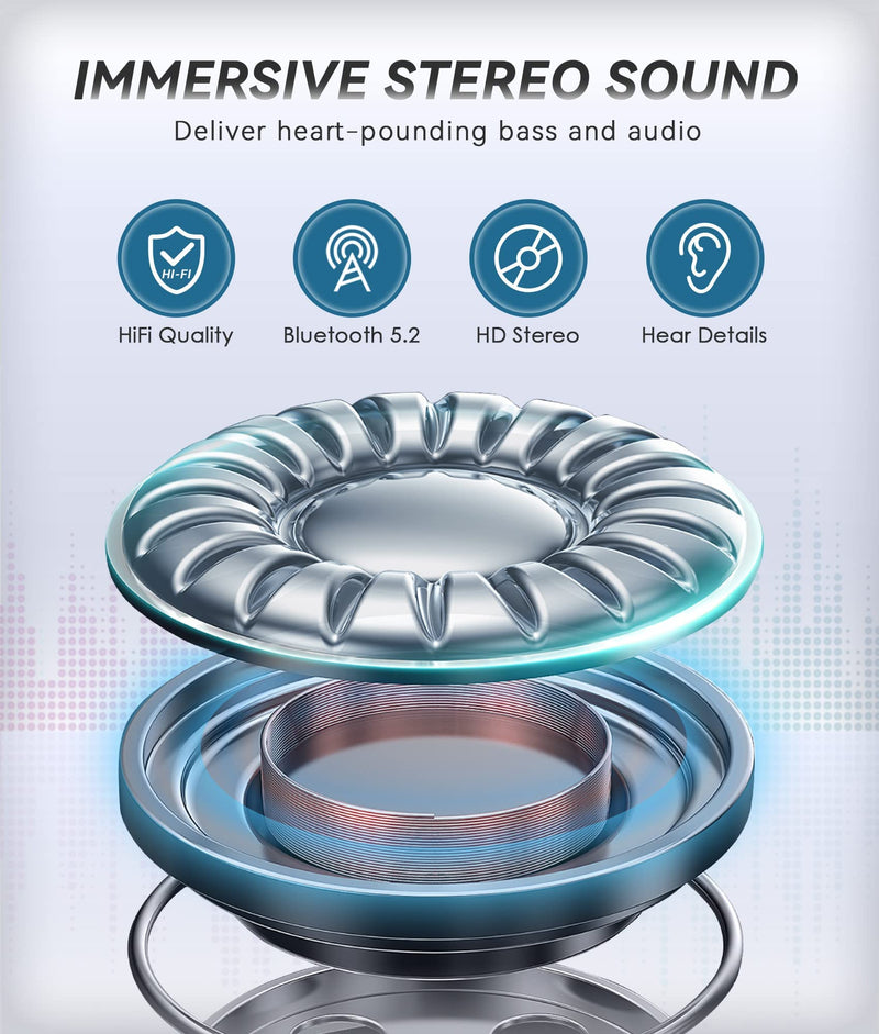 [AUSTRALIA] - MUSICOZY Sleep Headphones Wireless, Bluetooth 5.2 Headband Sports Sleeping Headphones Eye Mask Earbuds Breathable Music Headband Perfect for Workout Running Insomnia Travel Yoga Waffle 