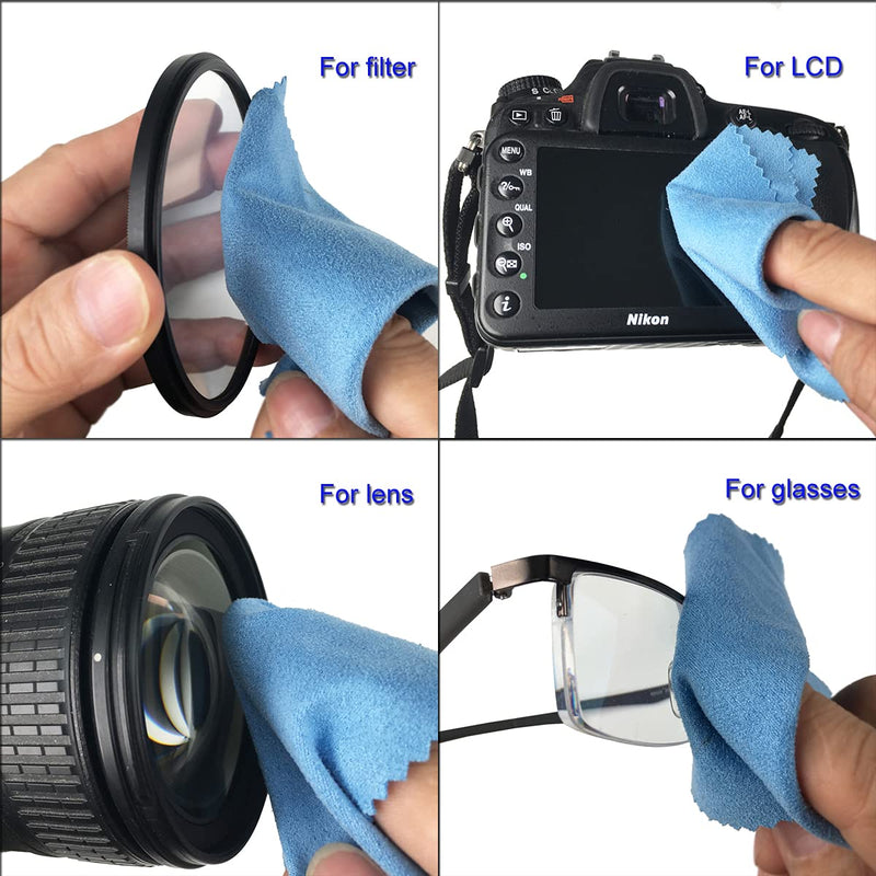 Lens Cap 43mm, Camera 43mm Lens Cap, 2 Packs + 1 Piece Cleaning Wiper, Model:LC-43, Compatiable with DSLR & Mirrorless Camera Camera Lens & Lens Filter & Filter Adapter Ring etc.(43mm) 43 mm