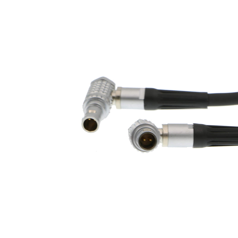 [AUSTRALIA] - Alvin's Cables Teradek Bond ARRI Alexa Camera Power Cable 2 Pin Male Right Angle to 2 Pin 45cm right angle to right angle 