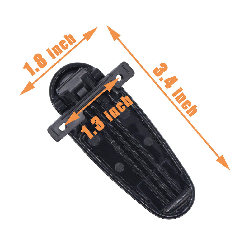 KBH-12 Belt Clip for Kenwood TK3360 TK3173 TK-3170 TK3160 TK3140 TK-2360 TK-2170 TK2160 TK2140 Portable Radio 6PCS