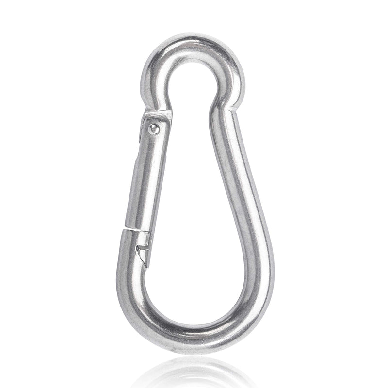 Premier Stainless Solutions 1/4" Stainless Steel Spring Snap Hooks, T316 Marine Grade - Lot of 25 1/4 Inch