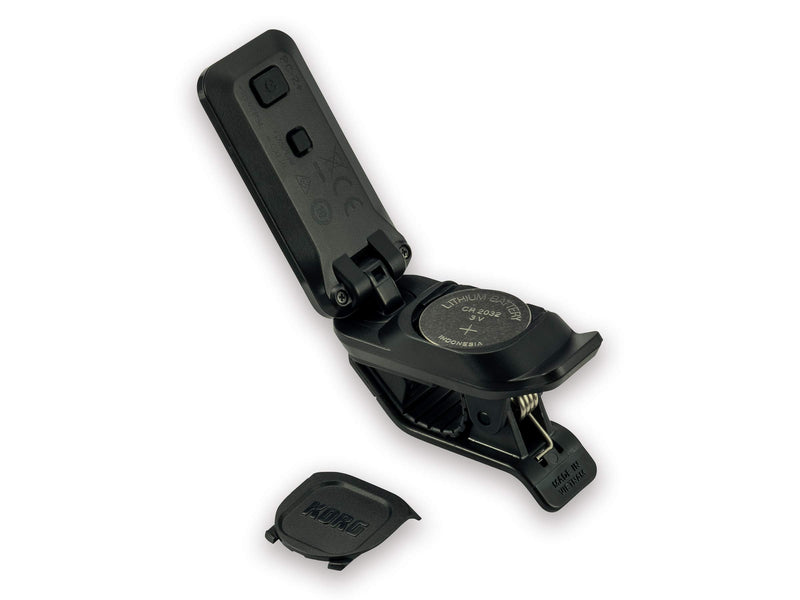 KORG PITCHCLIP2-PLUS Slimline Clip-On Guitar/Bass Tuner - Black