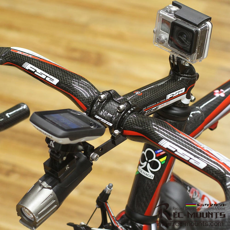 Rec-mounts Top Cap Mounts for Gopro or Garmin Virb Elite [Rec-b09-gp]