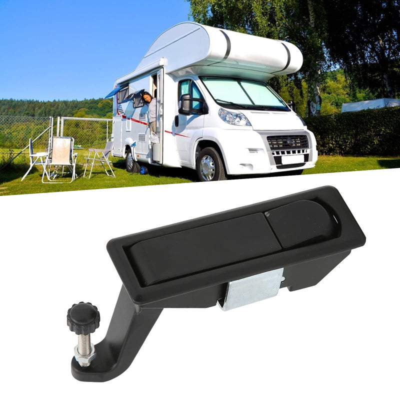 Compression Latch Lock Zinc Alloy Material,RV Cabinet Latch with Independently Installed Trigger Suitable for The Installation of RV Toolboxes, Boat Cabinets, Trailer Luggage Boxes(Black) Black