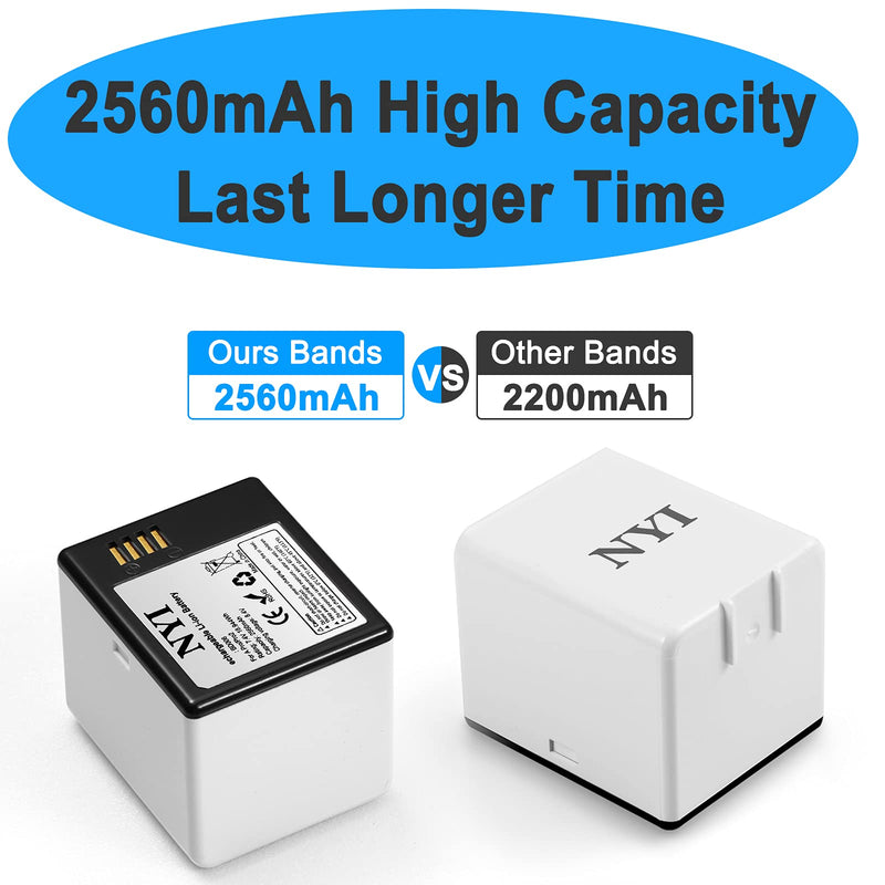 NYI 2560mAh Rechargeable Batteries for Arlo Pro/Arlo Pro 2 and Charger Station Compatible with Arlo Pro/Arlo Pro 2 Batteries (2 Batteries +1 Charger)