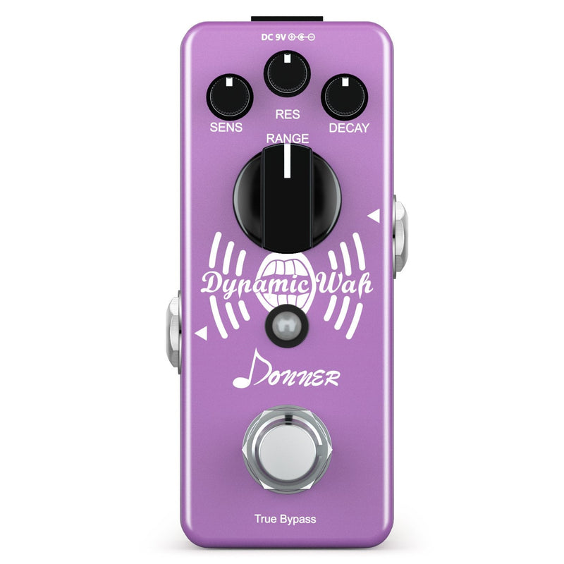 Donner Mini Auto Wah Pedal Dynamic Wah Guitar Effect Pedal Envelope Filter True Bypass