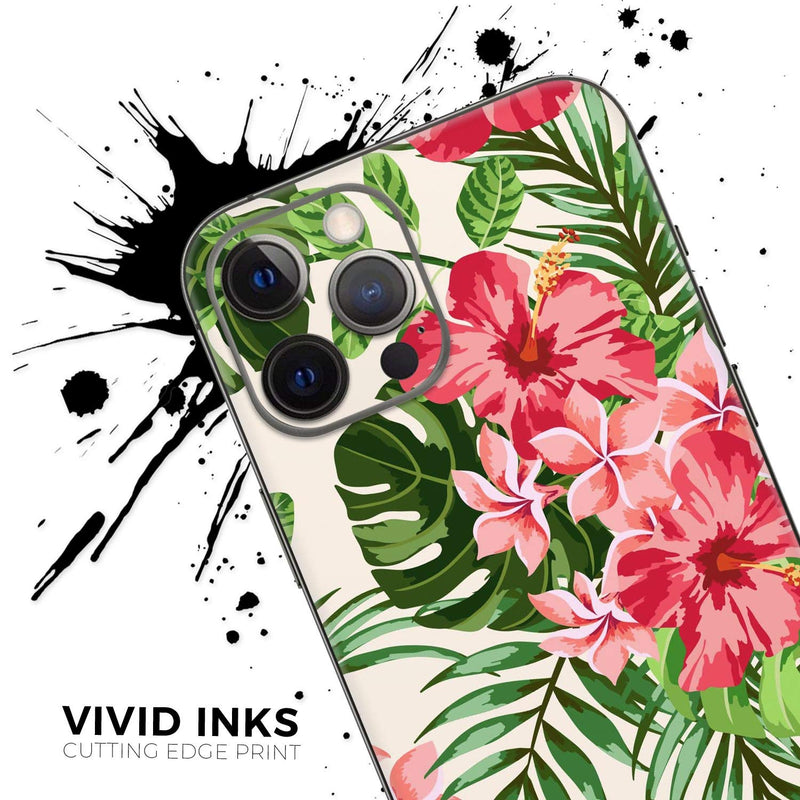 Design Skinz Dreamy Subtle Floral V1 - Full Body Skin Decal Wrap Kit Compatible with The Apple iPhone 12 Pro Max (Full-Body, Screen Trim & Back Glass Skin)