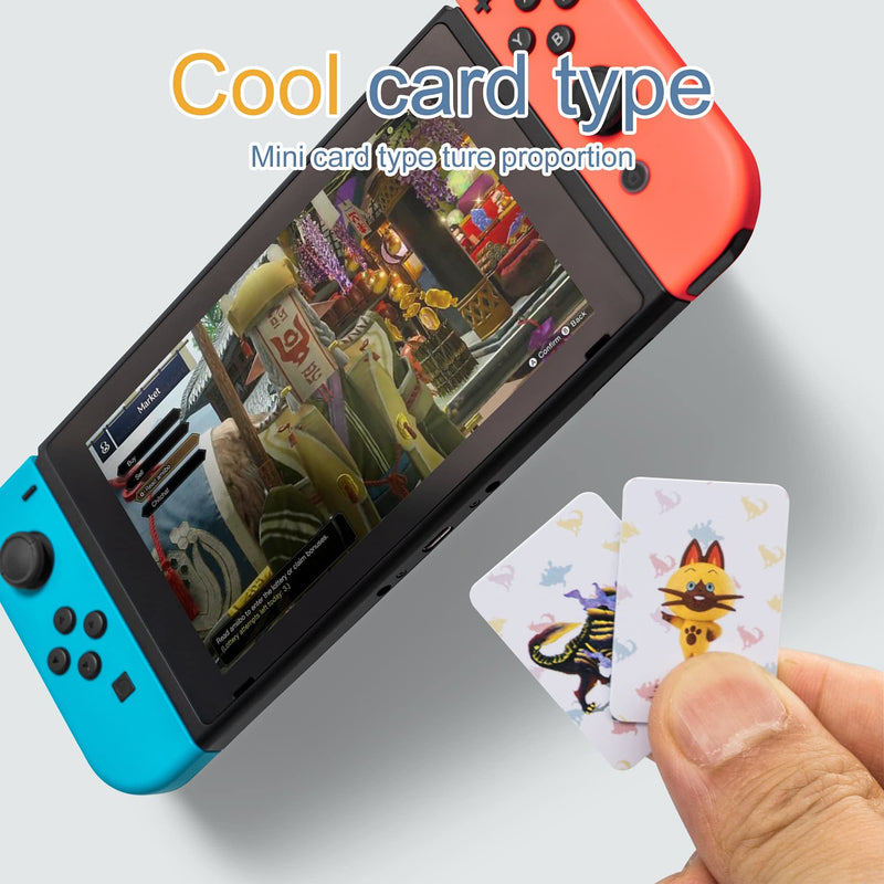 9PCS Monster Hunter Rise NFC for Switch/Switch Lite- Amiibo Mini Card