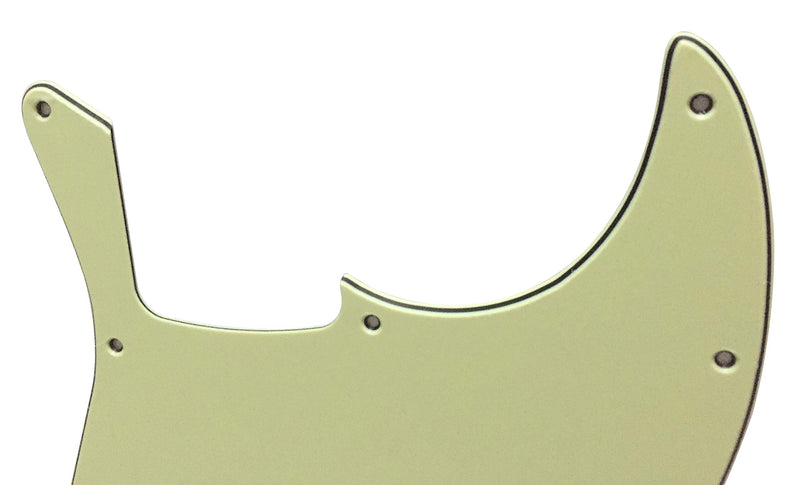 [AUSTRALIA] - Custom Guitar Pickguard For Top Jazz Bass With PB Pickup Hole (3 Ply Vintage Green) 3 Ply Vintage Green 
