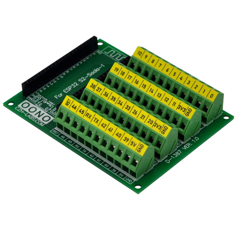 Screw Terminal Block Breakout Module Board for ESP32-S2-Saola-1