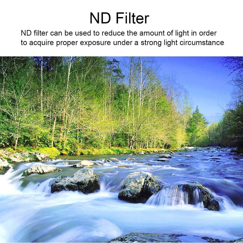 QKOO ND Filters for GoPro Hero 9 Black - Neutral Density ND4/8/16/32/64 Lens Filters (Directly Replace The Standard Protective Lens On Your Camera)