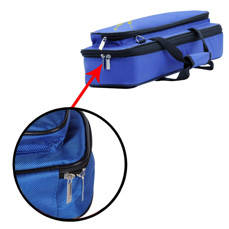 YueYueZou Flute Case Cover, Waterproof Flute bag 3 Color (Blue) Blue
