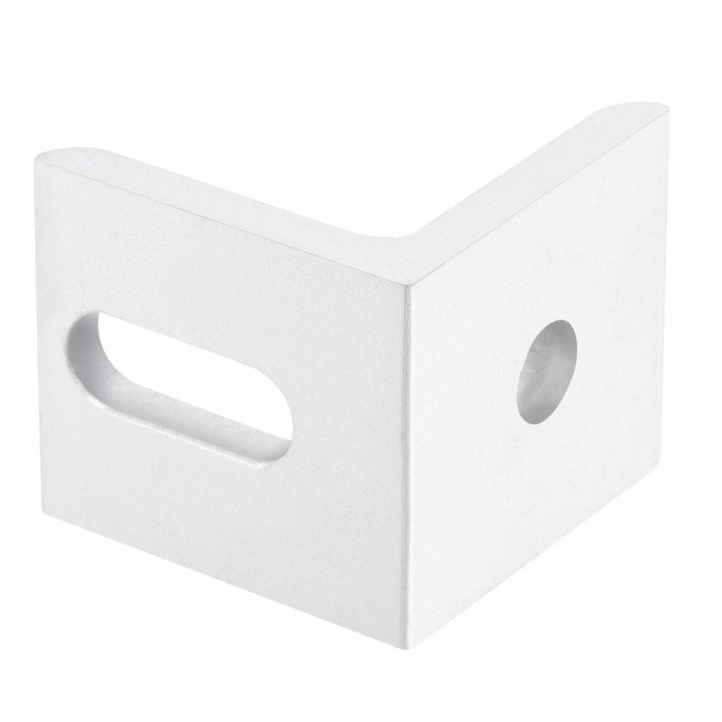 uxcell Inside Corner Brace Angle Bracket Fastener L Shape 30mmx30mmx26mm for 3030 Series Aluminum Extrusion Profile, 8pcs