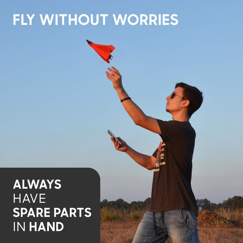 Spare Parts Kit for POWERUP 4.0 - Extra Parts for The POWERUP 4.0 Flying Smartphone-Powered Paper Plane Kit.