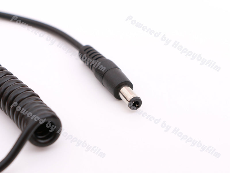 5.5/2.5mm DC Coiled Power Cable BMCC Cable DC Male Angled& Straight Plug Jack
