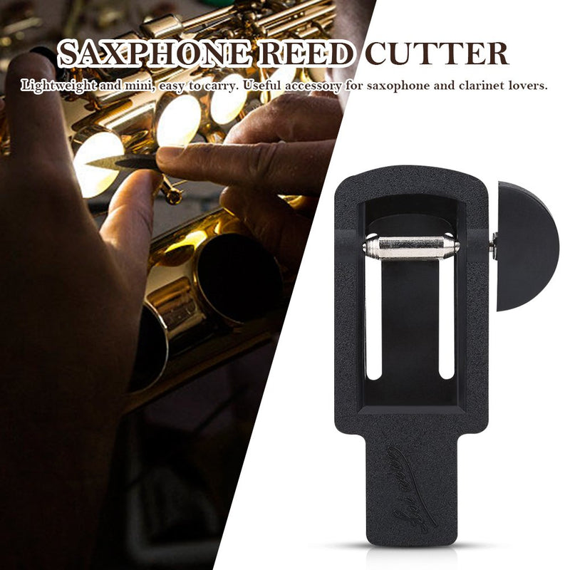 Reed Cutter, Soprano Alto Tenor Sax Saxophone Clarinet Reed Trimmer Repair Tool Instrument Accessory(Tenor Sax)