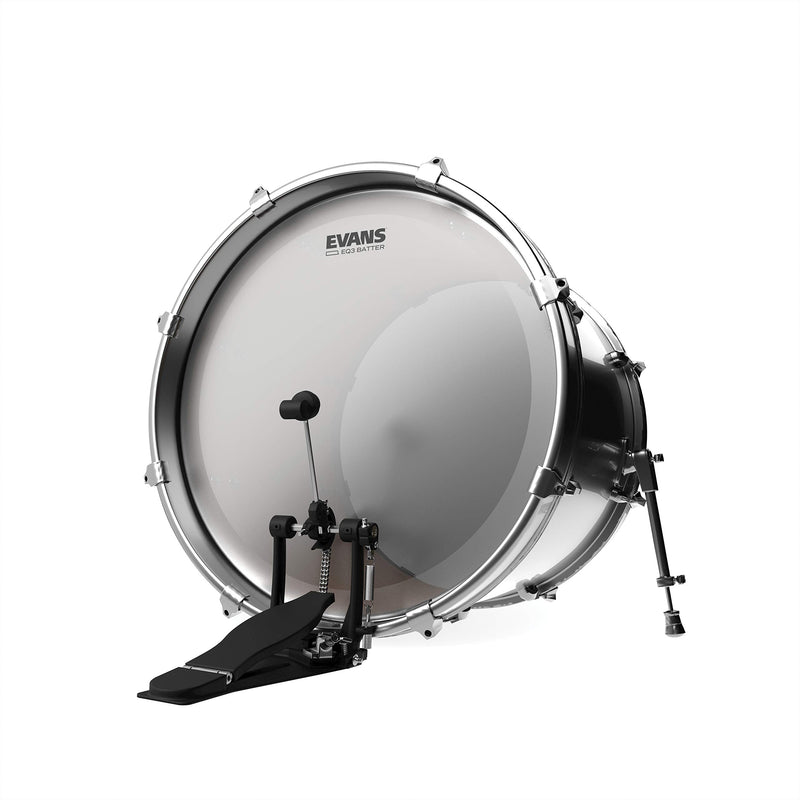 Evans EQ3 Clear Bass Drum Head, 18 Inch