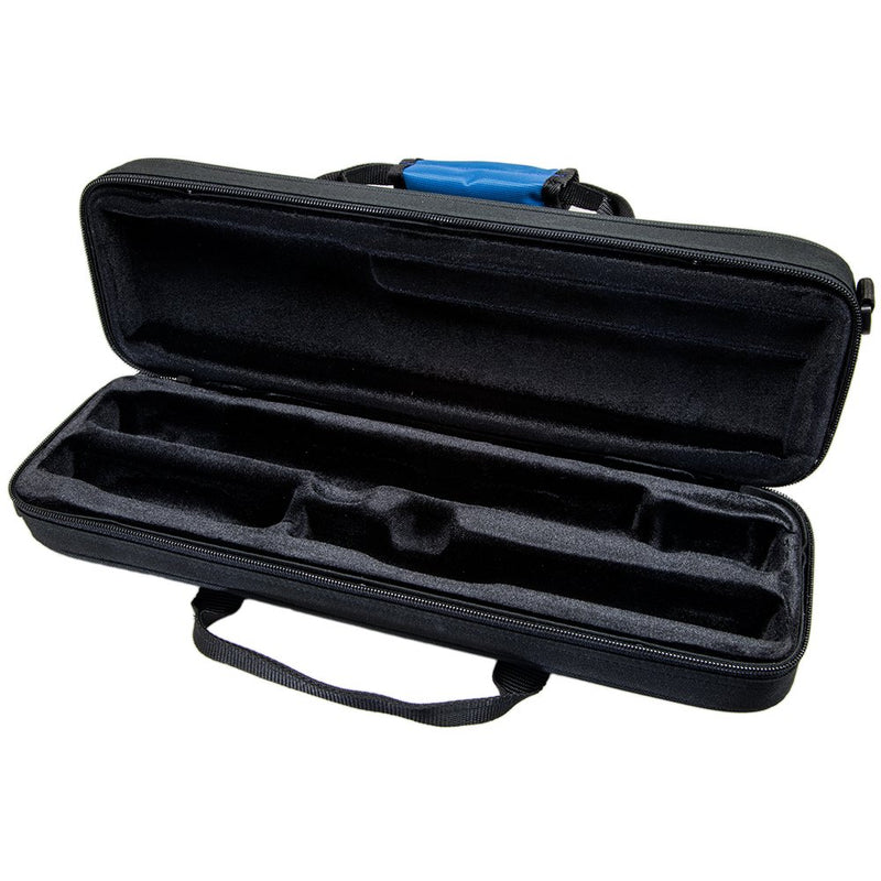 Sky C Flute/Piccolo Combo Case with Shoulder Strap (Blue) (SKYFLC001-BL)