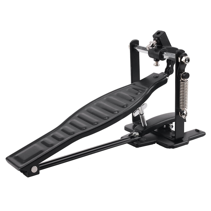 Drums Pedal Black Aluminum Alloy Children Rack Drums Pedal Set with Drum Beater Stick & Drum Key