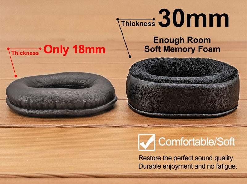[AUSTRALIA] - Arctis 7 Ear Cushion Replacement Ear Pads Compatible with ATH-M50x M50 M40, Arctis 7 Arctis Pro, ATH-WS1100iS, HD280 Pro, MDR-7506 V6 Headphone (Hybrid Velour) 