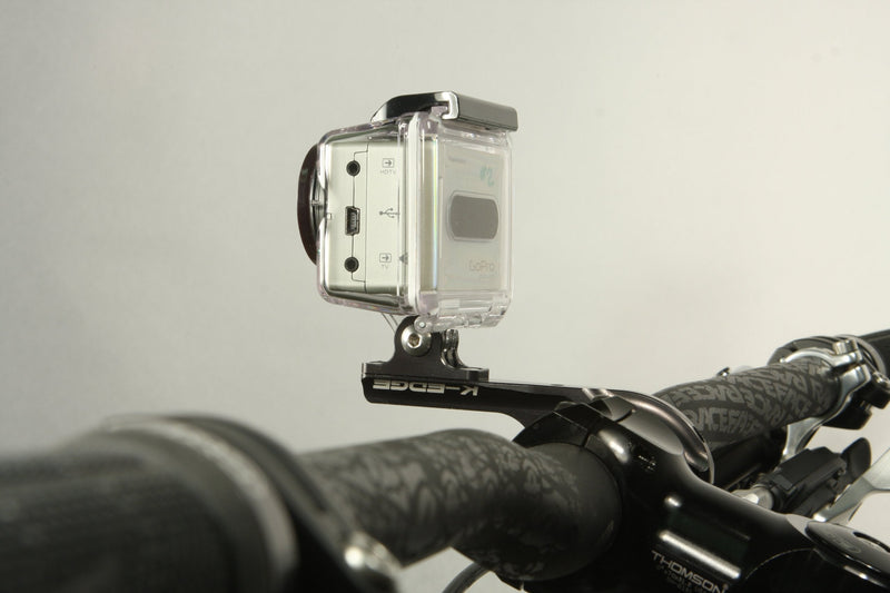 K-EDGE GO BIG Pro Handlebar Mount for GoPro Hero (K13-420 Gun Metal Grey) GunMetal